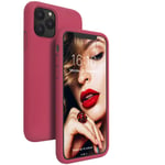 JASBON iPhone 11 Pro Case,Silicone Shockproof Phone Case Gel Rubber Drop Protection 5.8 inch Cover for iPhone 11 Pro 2019-Rose Red