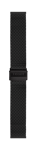 Svart armband i rostfritt stål Tissot PR 100