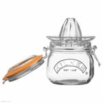 Kilner Lemon and Orange Glass Juicer Jar Set Preserving Storage 0.5 Litre Clear