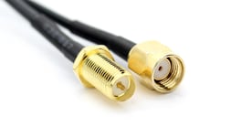 2M RP-SMA Antenna Extension Cable WIFI Wi-Fi Router 200cm UK SELLER