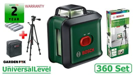 new Bosch Uni Level 360 + TT150 GREEN Lazer Line LEVEL 0603663E03 4059952527819