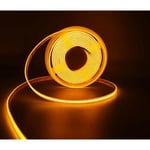 V-Tac bärnsten färg 10W/m COB-LED strip - 5m, IP67, 320 LED per. meter, 24V, COB LED - Kulör : Gul