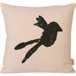 Ferm Living Bird cushion - rose