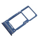 Dual SIM Micro SD Card Tray Holder Blue For Samsung M53 5G Replacement Repair