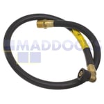 Micropoint' Slimline Angled End Fitting Gas Cooker Connecting Hose