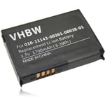 vhbw Li-Ion batterie 1700mAh (3.7V) pour système de navigation GPS Garmin Nüvi 500, 510, 550