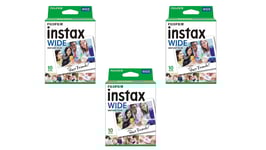 Fuji - Instax Wide film 10shots 3 x 10pack Bundle