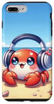 iPhone 7 Plus/8 Plus Kawaii Crab Headphones: The Crab's Rhythm Case