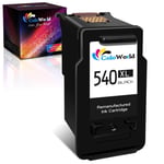 ColoWorld Remanufactured 540 XL Ink Cartridges for Canon 540 XL PG-540XL Black for Canon Pixma mg3650s MX475 TS5150 TS5151 MG4250 MG3250 MG3650 MG3150 MG3550 MX395 MG3600 MX375 GM2050 MG3200 Printers
