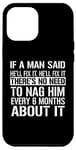 iPhone 12 Pro Max Funny - If A Man Said He'll Fix It Case