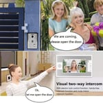 7in Wired Video Doorbell Intercom TFT Screen Night Remote Access System