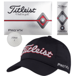 Titleist Pro V1X Gift Pack - 2 Dussin + keps, golfboll White One Size