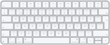Magic Keyboard med Touch ID för Mac-modeller med Apple Silicon USB-C – Amerikanskt tangentbord US