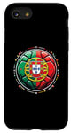 Coque pour iPhone SE (2020) / 7 / 8 Bannière Portugaise Vintage Fan Drapeau Portugal Rétro