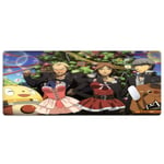 Persona 4: The Animation Collection Mouse Mat 900X400mm Mouse Pad,Extended XXL large Professional Gaming Mouse Mat with 3mm-Thick Base,for notebooks, PC-E_800x300
