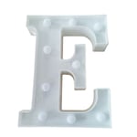 English Alphabet Led Letter Light Night Lamp Room Decoration E