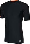 Hummel Compression Shirt Mesh - First Compression SS Tee - Training Shirt Short Men with High Comfort - Fitness Shirt Breathable - Sports Shirt Black, Mens, T-Shirt, 03-746-2001, Black, M