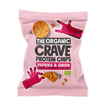 The Organic Crave Veganske protein chips m. Paprika & løk Ø - 30 g