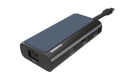 Hub USB C 4 en 1 - Marmitek USB-C Hub 4 - Adaptateur USB C HDMI 2.0 - Station d'accueil USBC (HDMI, USB-C, USB-A, Ethernet RJ45 - Compatible iPhone 15, MacBook, iPad Pro, Surface, Galaxy S24-USB 3.2