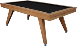 Biljardbord Europool Modern Oak med Matbordsskiva 7 fot Ek