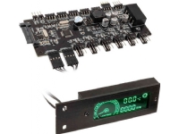 Lamptron TC20 Sync Edition PWM-fläktstyrning och RGB-styrning - PCI, svart