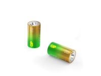 GP Batteries Ultra Alkaline GP14AU, Engångsbatteri, C, LR14, Alkalisk, 1,5 V, 2 styck, Cd (kadmium), Hg (kvicksilver)