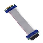Juicemoo PCI-E Extension Cable, Professional Durable Ribbon Cable, Network Cards for Switches Routers(PCI-E 4X to 4X)
