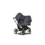 Bugaboo Donkey 5 Duo Styled By You Pushchair-Graphite/Grey Melange/Stormy Blue