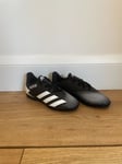Adidas Black Predator 20.4 Football Shoes UK 2 White Stripe Youth