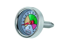 Rösle Silence Thermomètre à Couvercle, thermomètre pour casseroles de la série Silence, Plage de température jusqu'à +120°C, 10.5 x 5.1 x 3.1 cm