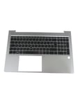 HP 850/EB 15 G7 - FR - BL - Laptop tagentbord - till ersättning - Fransk - Silver