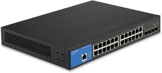 LGS328C 24 Port Gigabit Managed Network Switch with 4 X 10G Uplink SFP+ Slots -