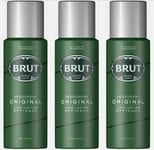 Brut Original Deodorant Spray 200ML x 3