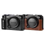 SmallRig Half Case i läder för Fujifilm X-M5 Brun