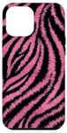 iPhone 15 Plus Pink & Black Zebra Trendy Pattern Case