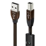 AudioQuest 0,75 m Coffee USB A-B - Câble USB (0,75 m, USB A, USB B, 2.0, mâle connector/connecteur mâle, noir)