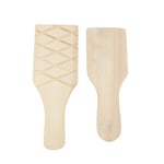 Atyhao Wooden Clay Paddle, Solid Unfinished Wood Paddles Ceramic Pottery Mud Modelling Tool for Clay Pottery Studio DIY Craft Project