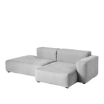 Mags Soft Low 2,5 Seater Combination 3 Right - Light Grey Stitching - Cat.1 - Linara 311 Fog
