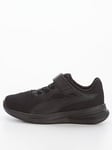 Puma Children's Transport Trainers - Black, Black/Grey, Size 10 Younger