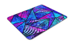 Art Deco Stain Glass Painting Mouse Mat Pad - Geek Nerdy Computer Gift #15166