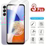 3 st skärmskydd för Samsung Galaxy A54 A34 A14 A13 4G A24 A04 A04s A04e A23 A12 A33 A52 A52s A53 5G A72 A73. Härdat glas för Samsung A23