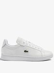 Lacoste Carnaby Pro Bl 23 Trainers - White, White, Size 5 Older