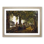 Sylvester Shchedrin Painting Classic Painting Framed Wall Art Print, Ready to Hang Picture for Living Room Bedroom Home Office Décor, Oak A3 (46 x 34 cm)