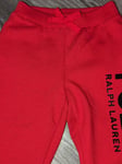 Ralph Lauren Polo Boys Red Joggers Pants - Age 5 Years / 5T - New Tags 