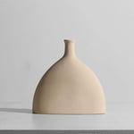 CLSMYLFB Vase nordique minimaliste en céramique avec fleurs séchées - Art créatif pour salon, meuble TV, bureau