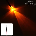 1/20/50 Pcs Emitting Diode 5mm Led Light Pre-wired Yellow 20pcs Without Holder