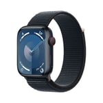 Apple Watch Series 9 GPS + Cellular Boîtier en Aluminium Minuit de 45 mm avec Boucle Sport Minuit