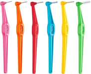 TePe Angle Interdental Brushes Mixed Pack - Samples of Every Size, easy and with