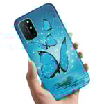 OnePlus 8T - Skal/Mobilskal Glittrande Fjärilar