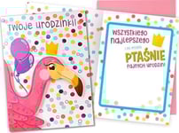 Dkp Födelsedagskort Flamingo Dkp-053